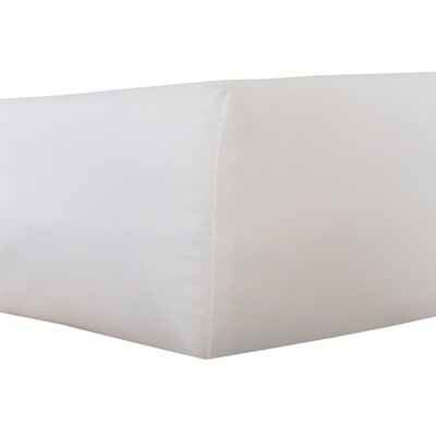 Fitted sheet cot - White