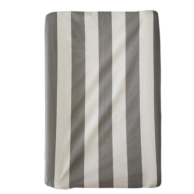 Changing Mat Cover – Grey Stripe