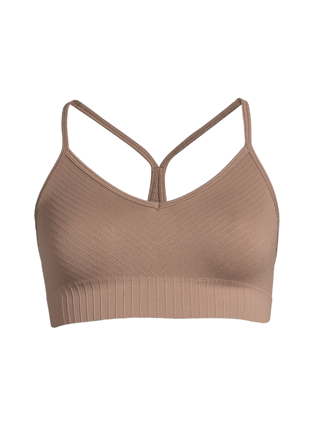 Seamless Graphical Rib Sports Top