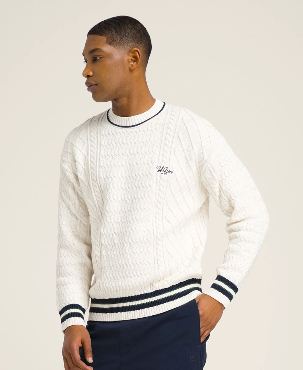 M Heritage Cable Sweater