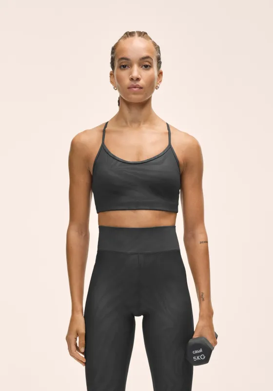 Sleek Strappy Sports Bra Printed