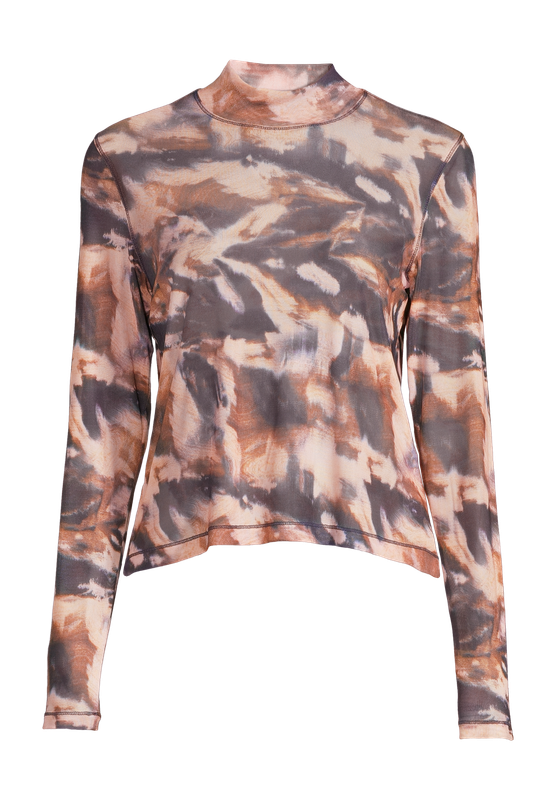 Space Sheer Mock Neck Longsleeve Space Sheer Mock Neck Longsleeve