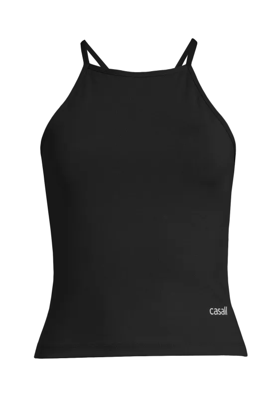 Built-In-Bra Halterneck Tank
