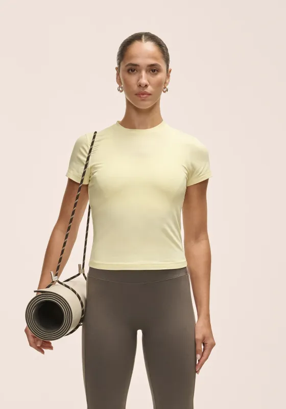 Cotton Blend Slim Tee