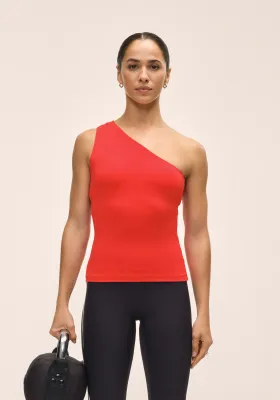 One Shoulder Bra Tank