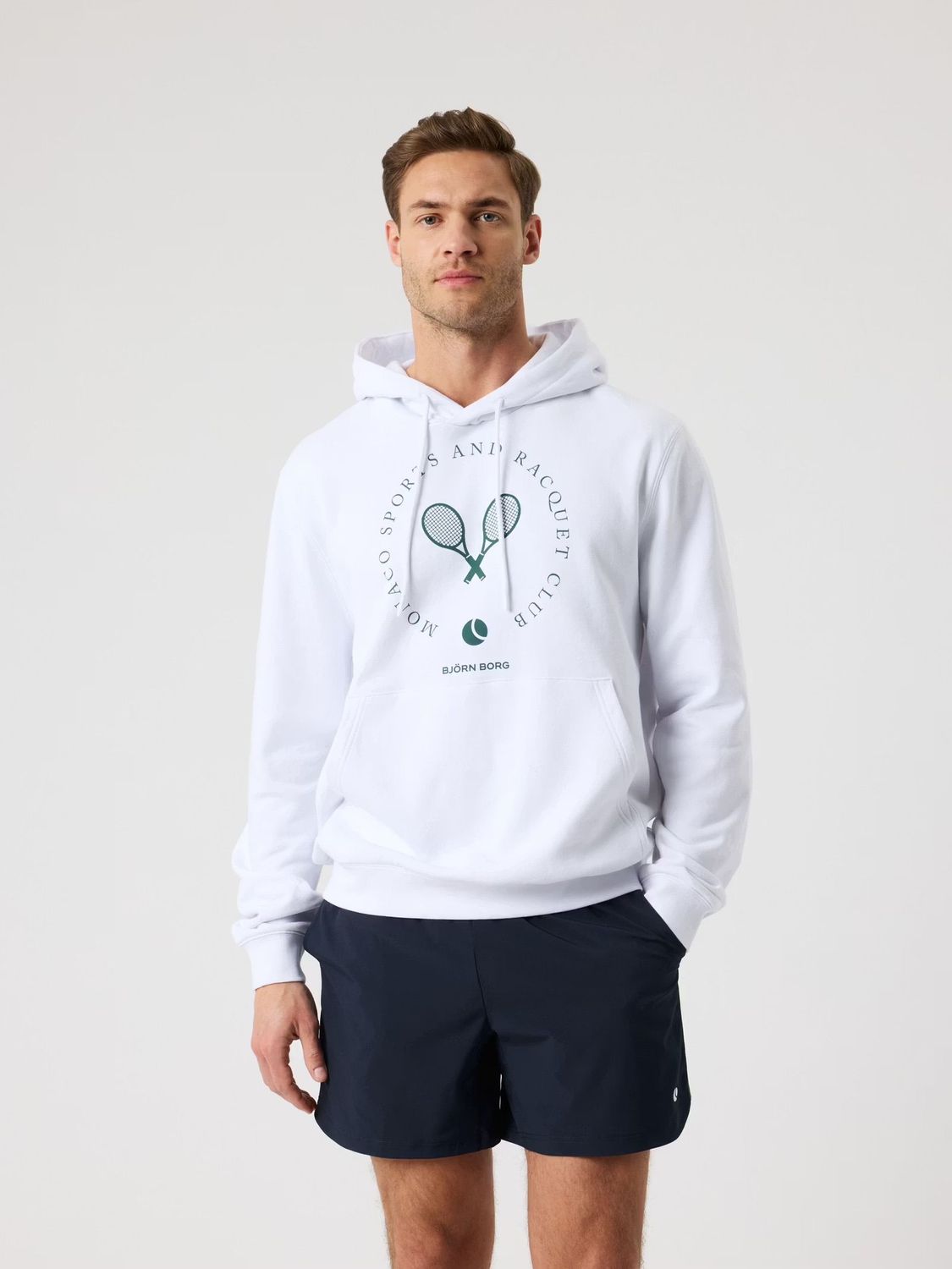 Borg Classic Print Hoodie Borg Classic Print Hoodie