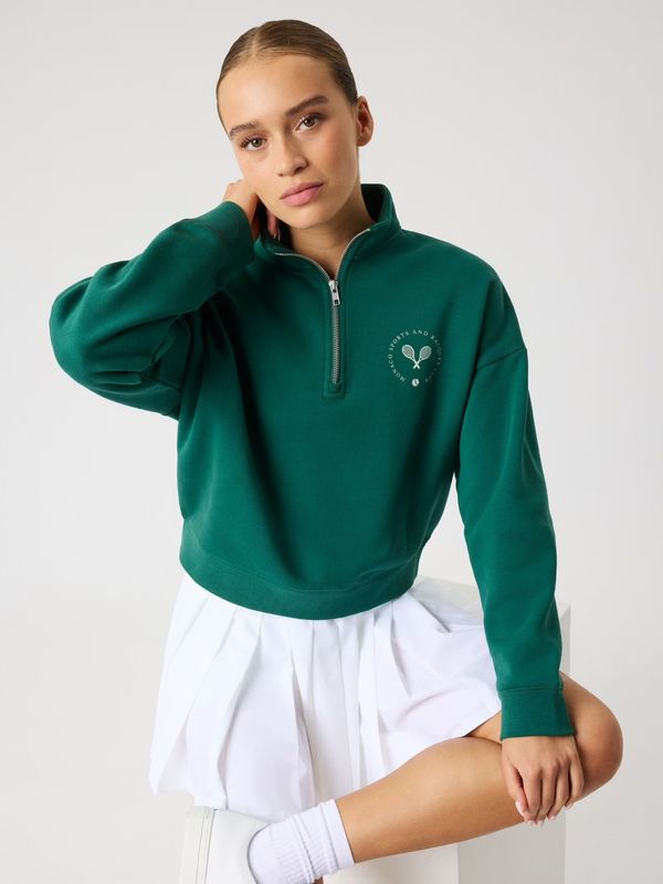 W Borg Halfzip Sweatshirt