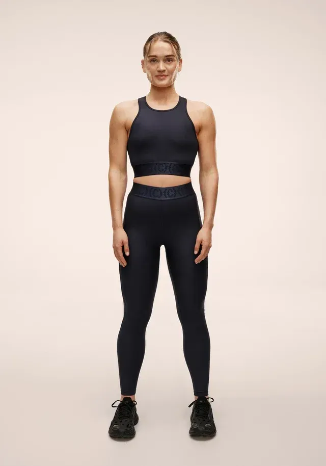 Logo Elastic High Waist Tights Logo Elastic High Waist Tights