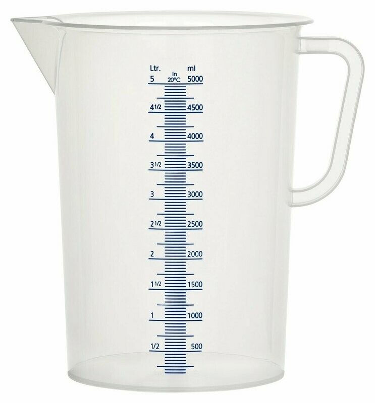 Meßbecher transparent