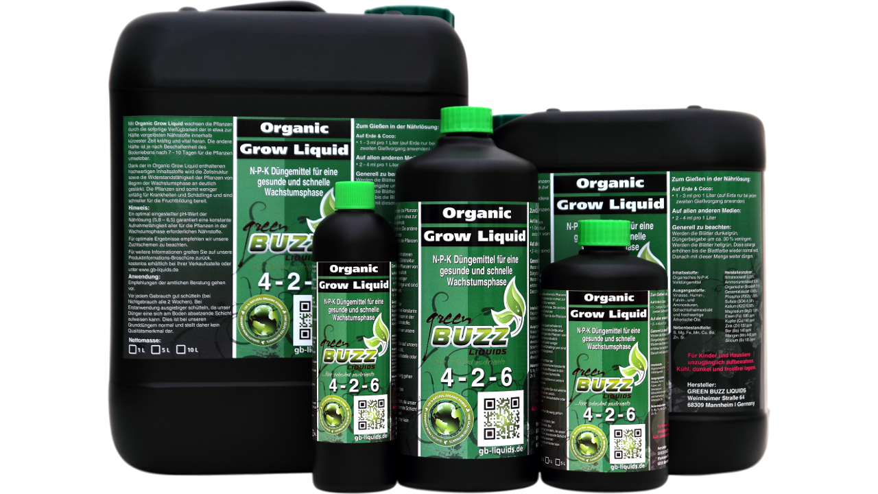 Green Buzz Liquids Organic Grow Liquid