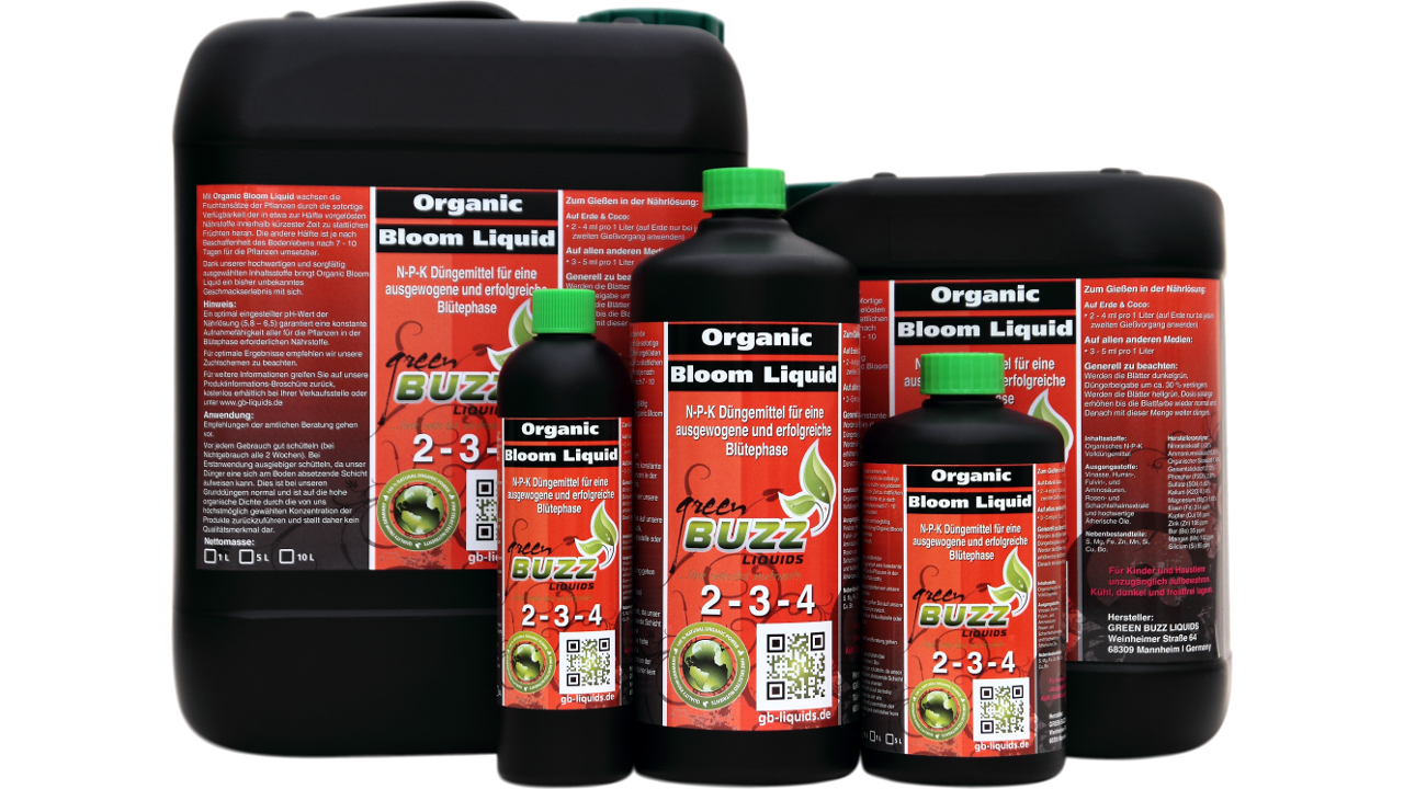 Green Buzz Liquids Organic Bloom Liquid
