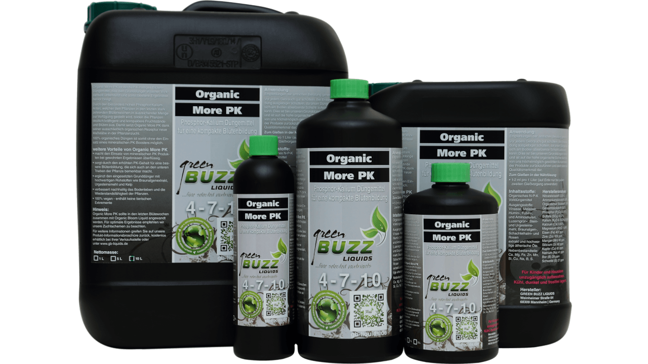 Green Buzz Liquids Organic More PK