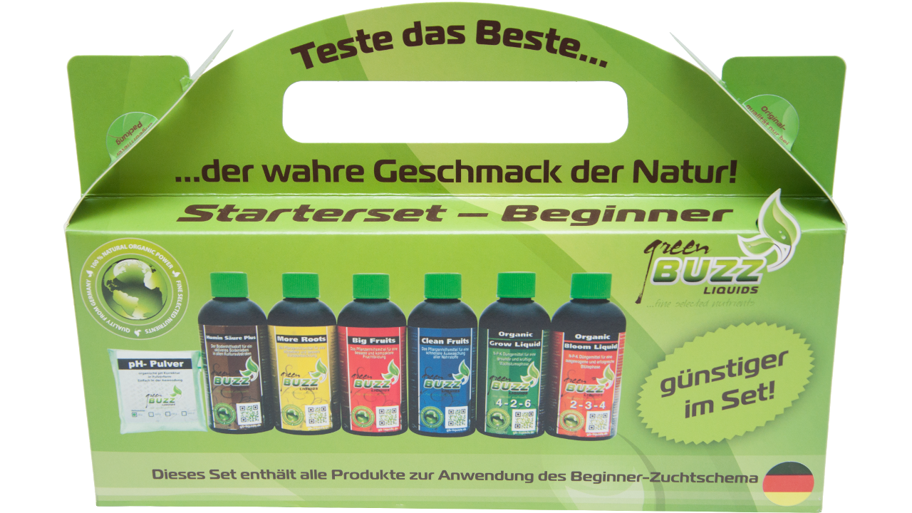 Green Buzz Liquids Starterset Beginner