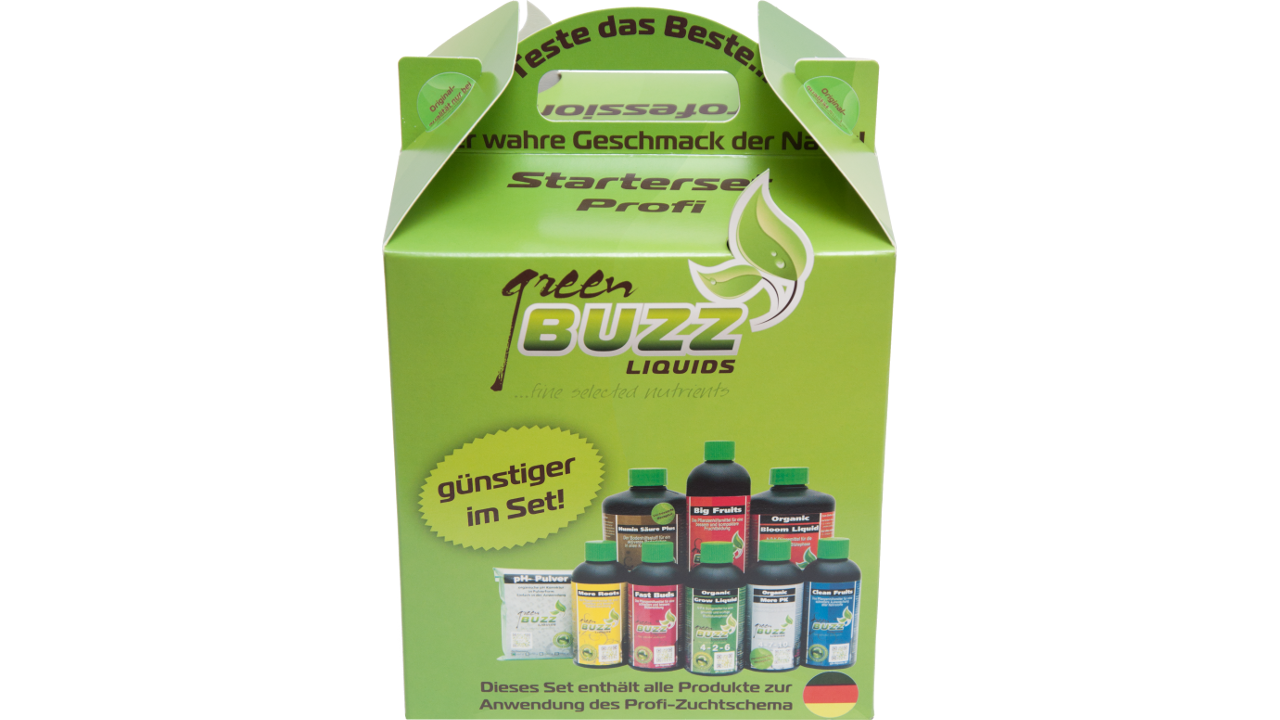 Green Buzz Liquids Starterset Professional