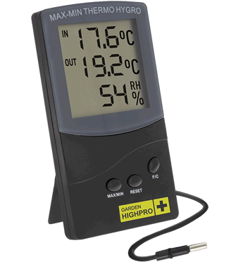 Hygrometer Medium mit Kabel