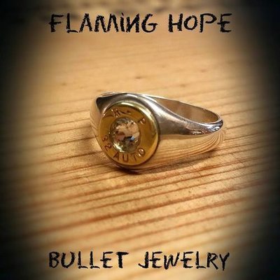 Sterling Silver Bullet Ring