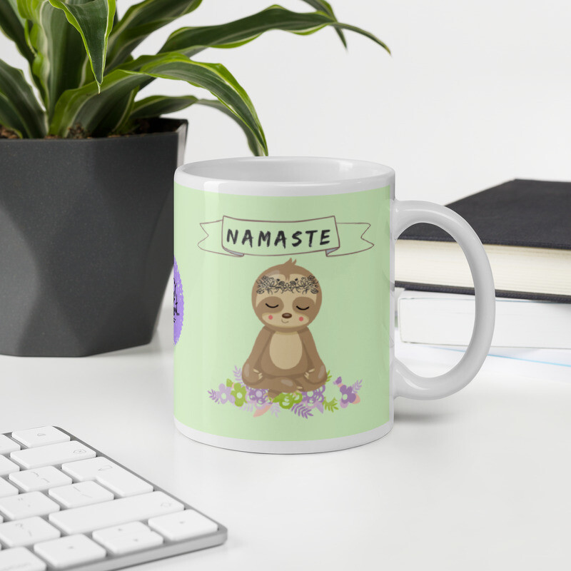 Coffee Mug: Yoga Namaste - 11oz or 15oz