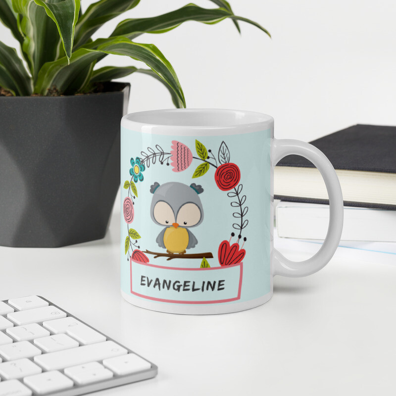Coffee Mug: Personalised OWL Mug - 11oz or 15oz