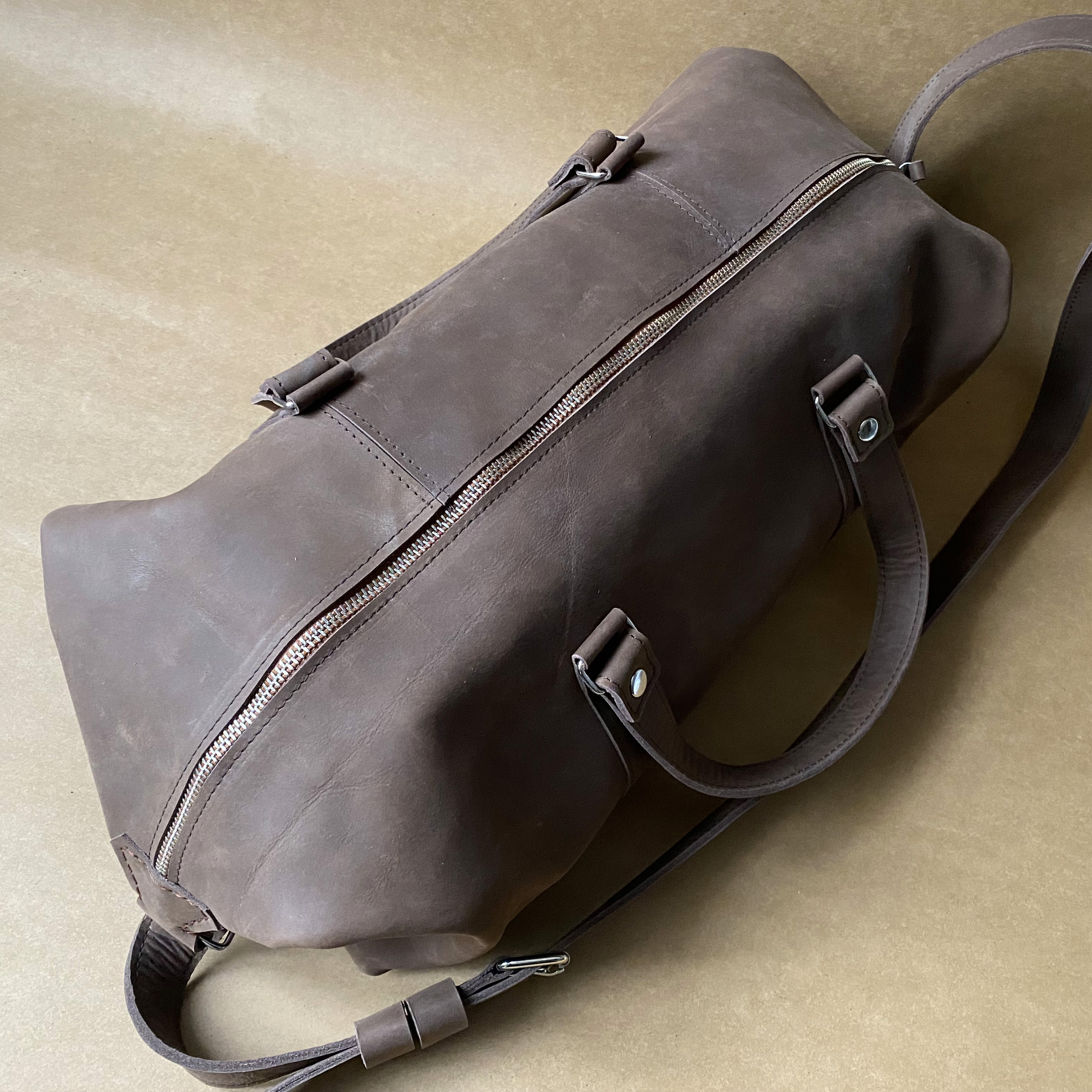 DUFFLE BROWN
