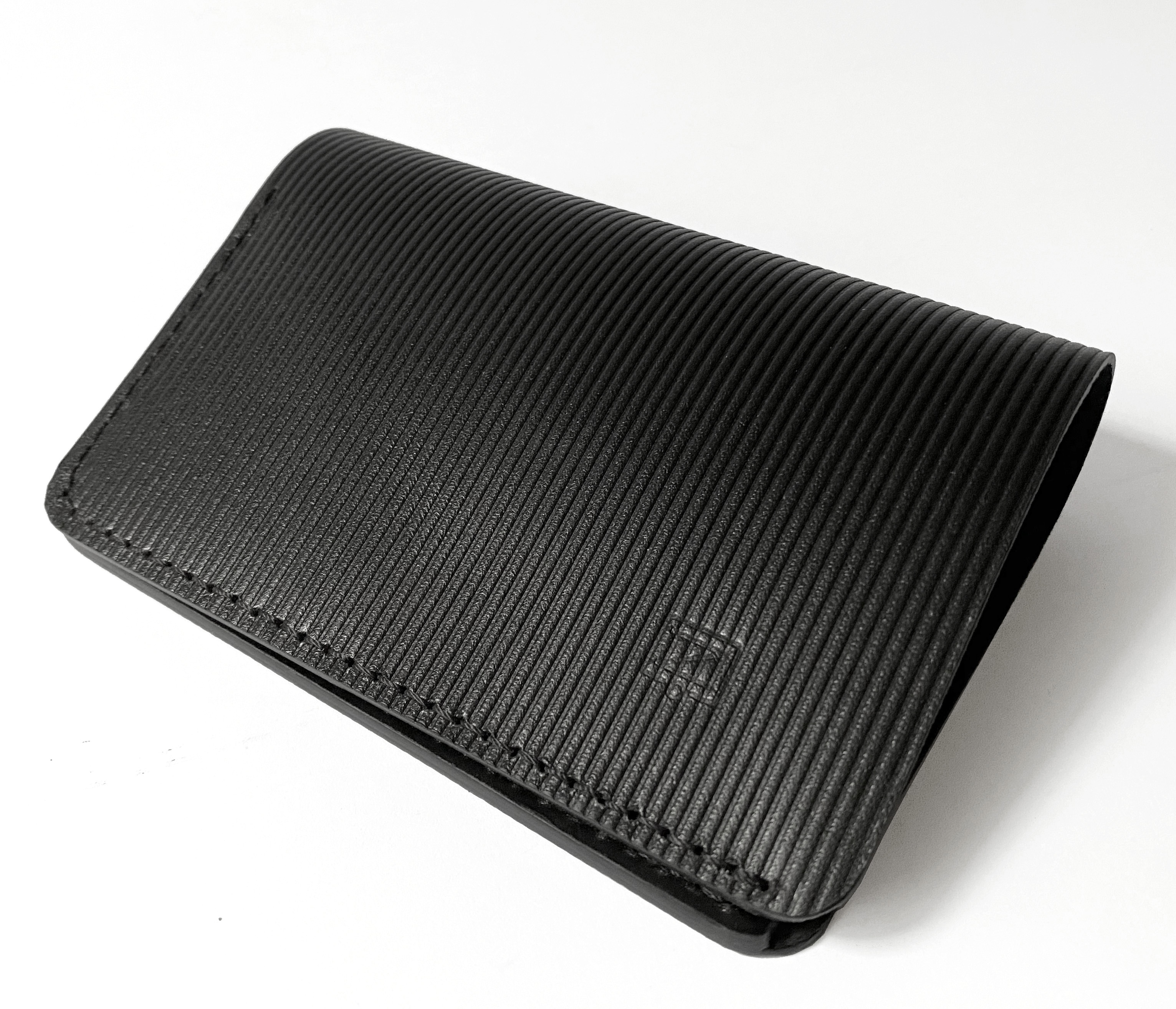 PORTOFEL NEGRU STRIAT RFID