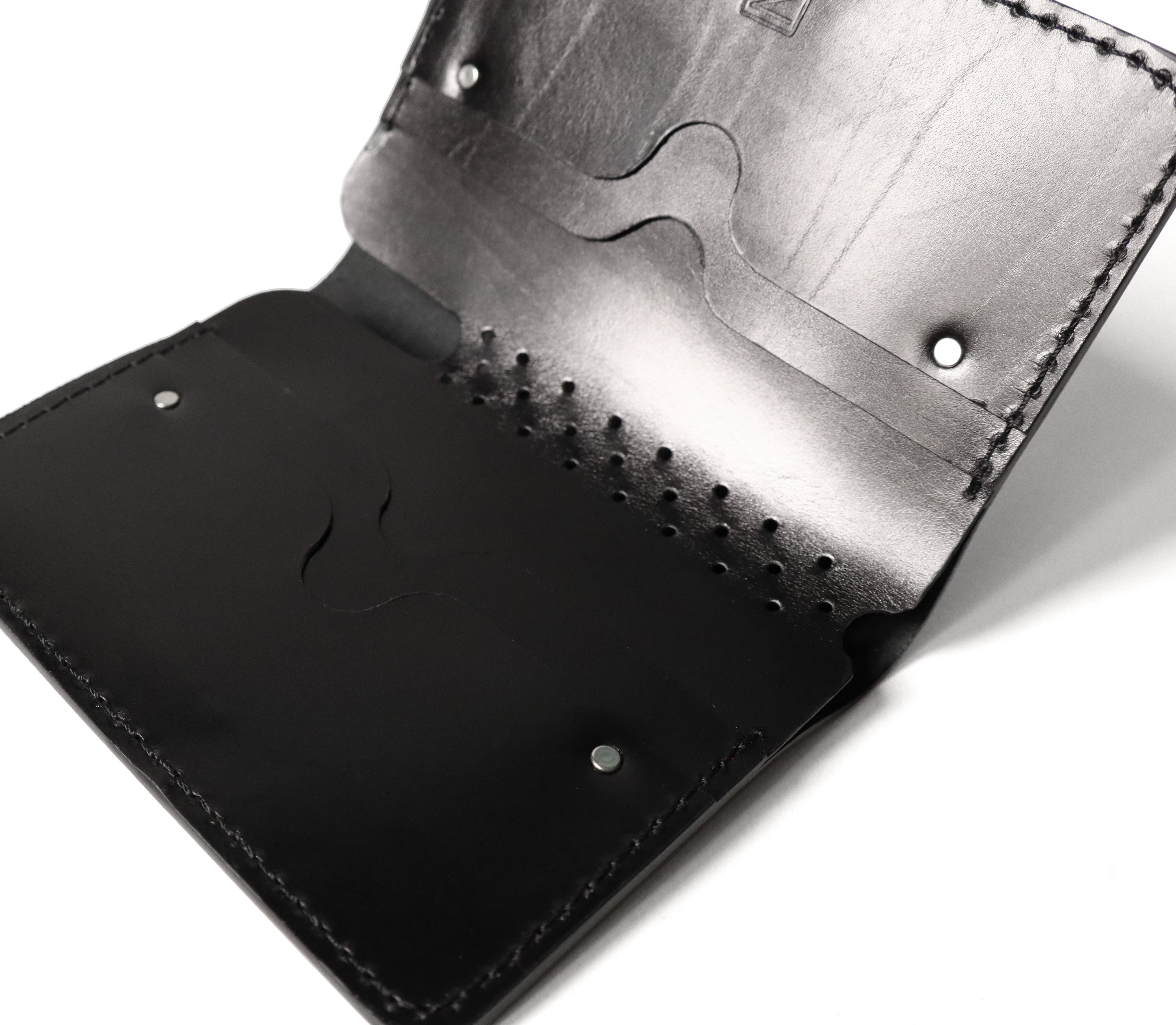 PORTOFEL NEGRU STRIAT RFID