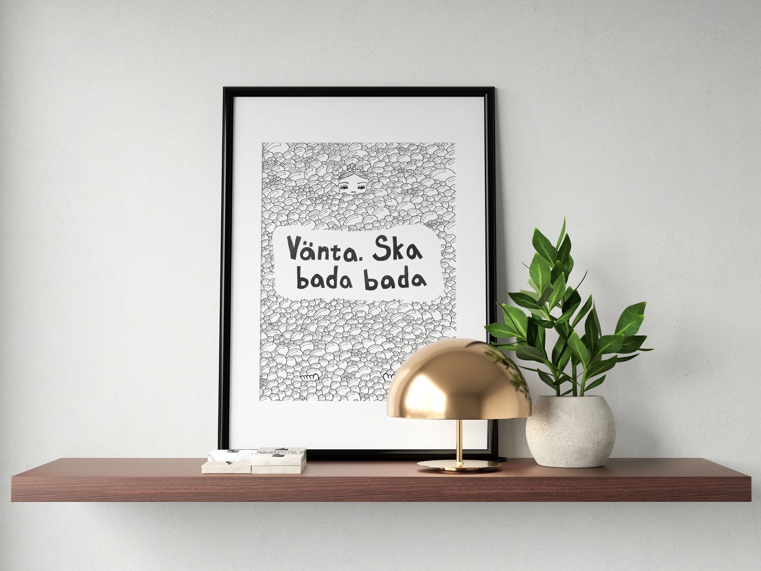 Ska bada bada A3 Print Ska bada bada A3 Print