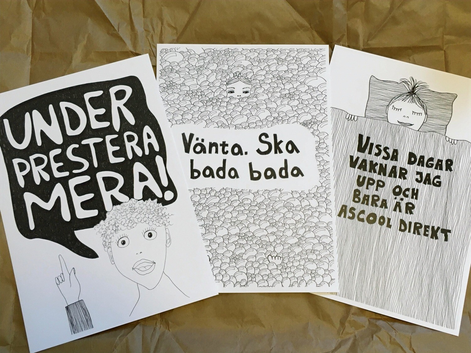 NEDSATT – 3 st A4 prints NEDSATT – 3 st A4 prints
