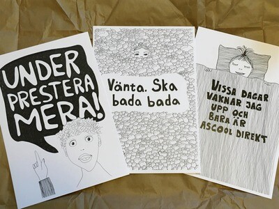 NEDSATT – 3 st A4 prints NEDSATT – 3 st A4 prints