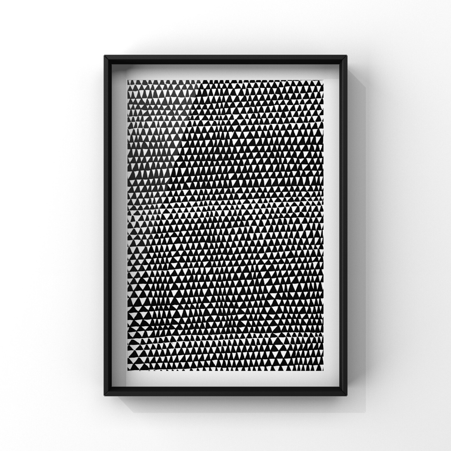 Human error, Trianglar A4 Print Human error, Trianglar A4 Print