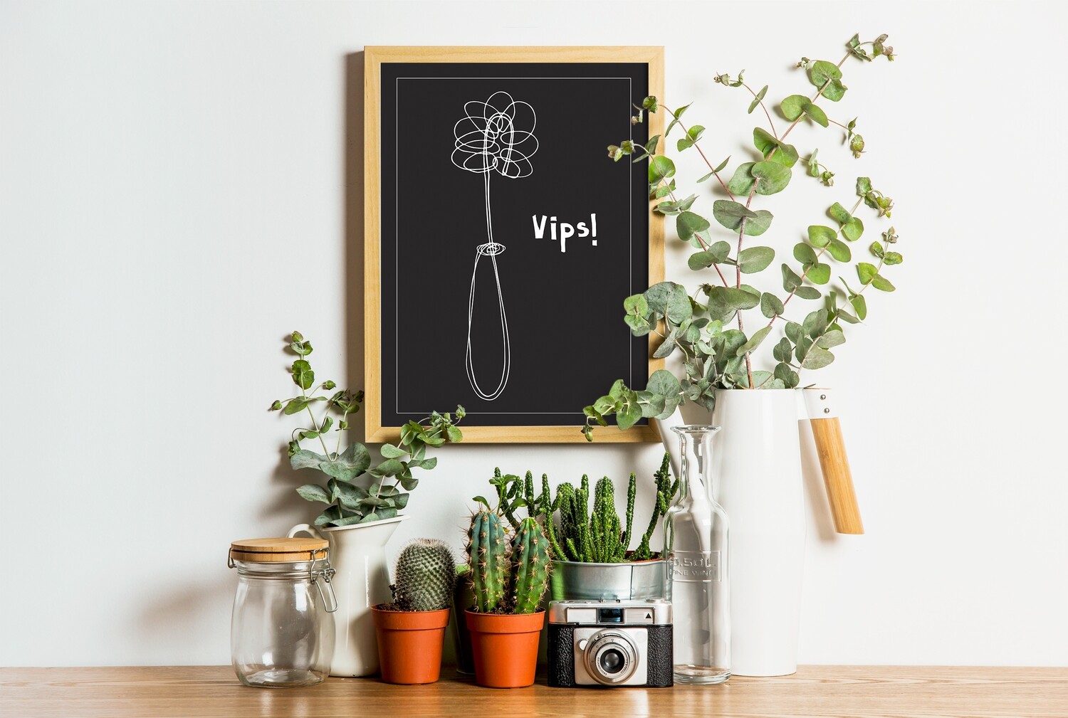 Vips! A4 Print, svart Vips! A4 Print, svart