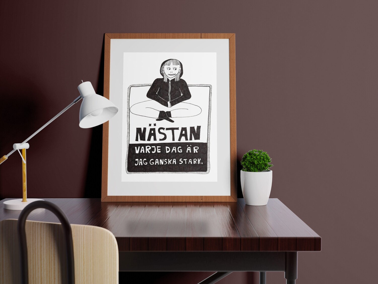 Ganska stark A4 Print Ganska stark A4 Print