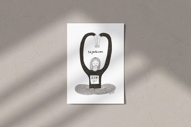 Så jävla zen | poster