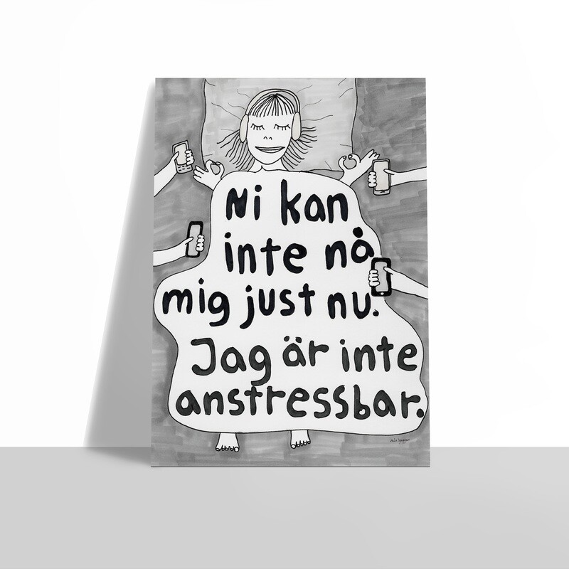 Inte anstressbar | poster