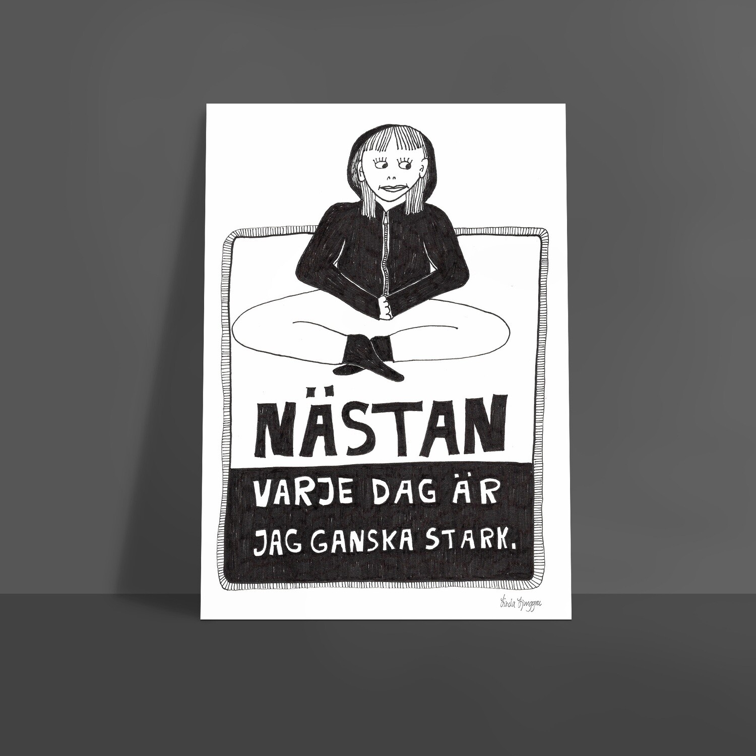Ganska stark | poster