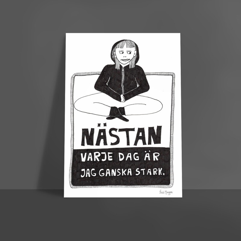 Ganska stark | poster