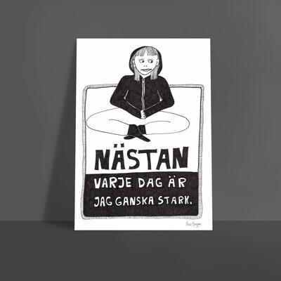 Ganska stark | poster