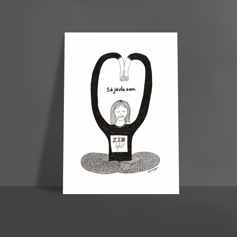 Så jävla zen | poster