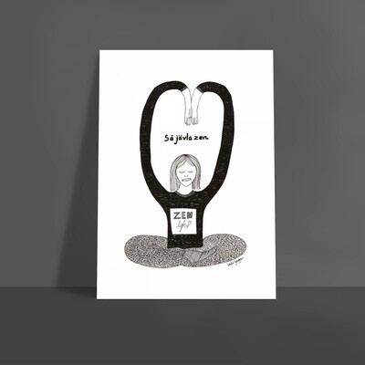 Så jävla zen | poster