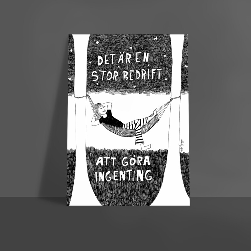 Stor bedrift | poster
