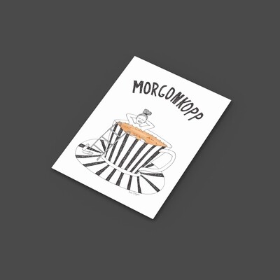 Morgonkopp | Miniprint A6 | vykort