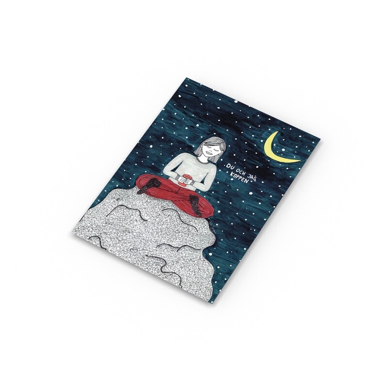 Du och jag koppen | Miniprint A6 | vykort