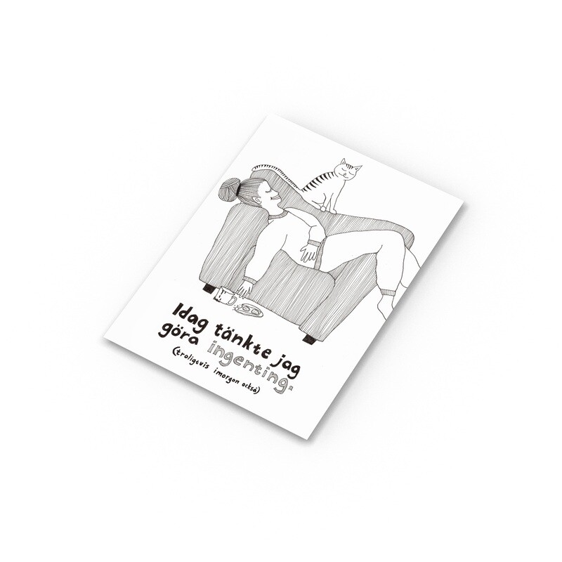 Göra ingenting | Miniprint A6 | vykort