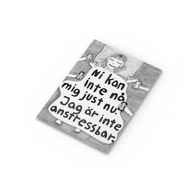 Inte anstressbar | Miniprint A6 | vykort