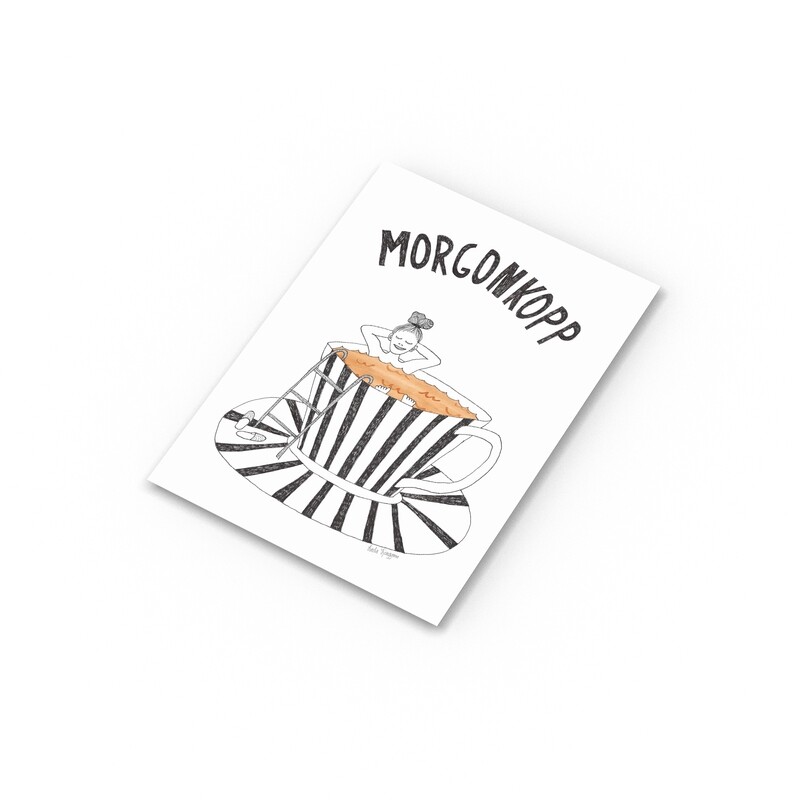 Morgonkopp | Miniprint A6 | vykort