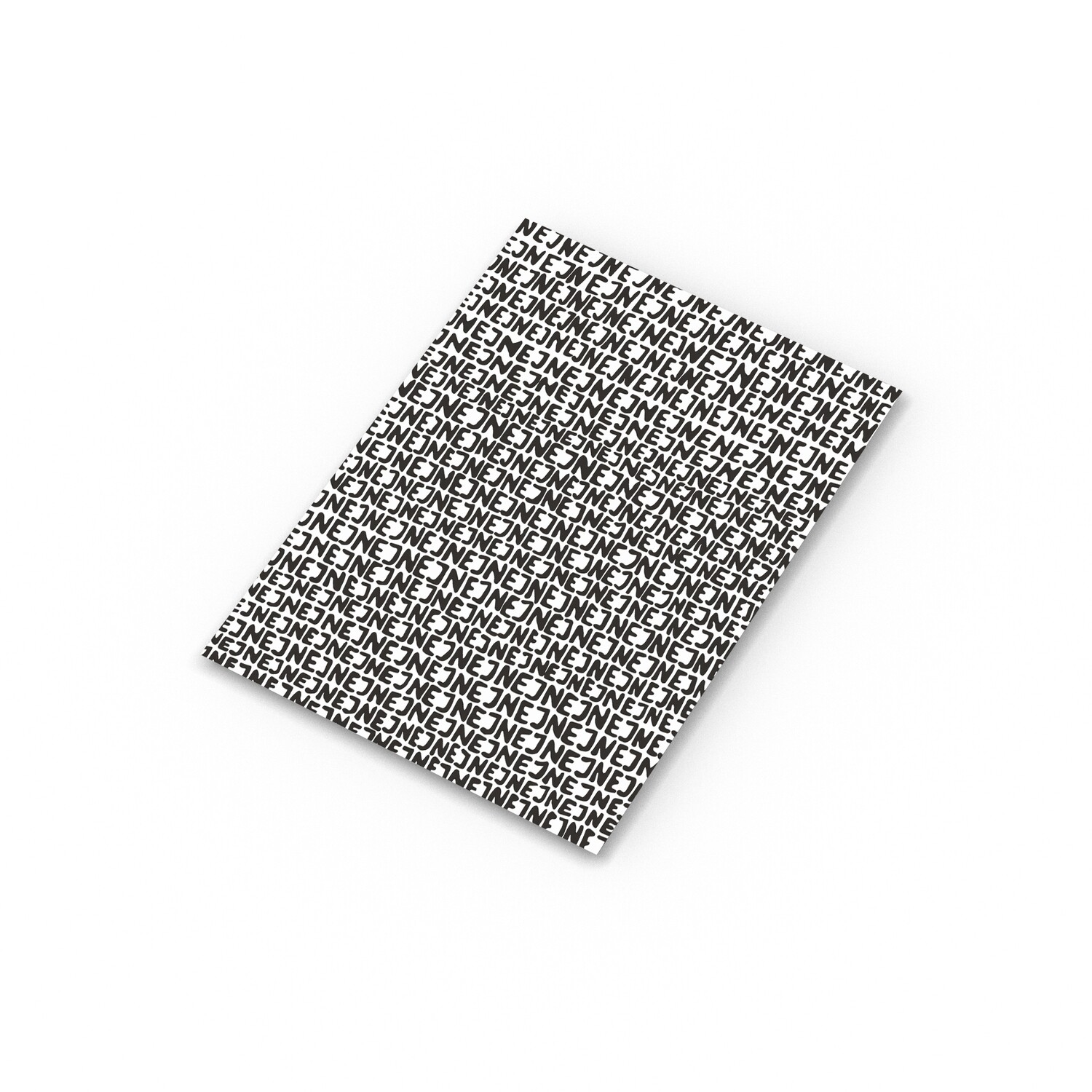 Nej nej nej | Miniprint A6 | vykort
