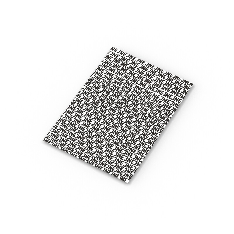 Nej nej nej | Miniprint A6 | vykort