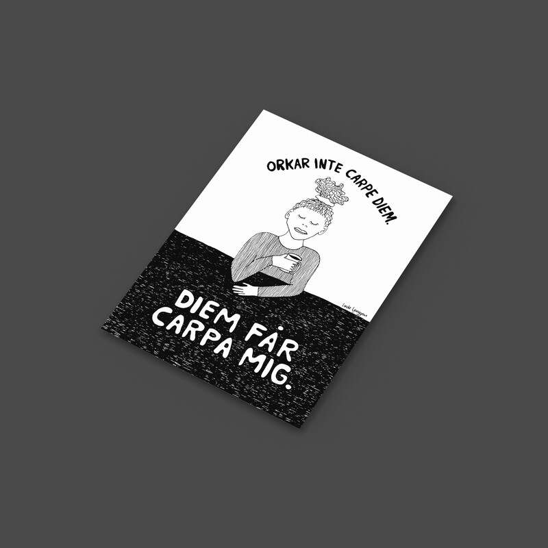 Carpe diem | Miniprint A6 | vykort