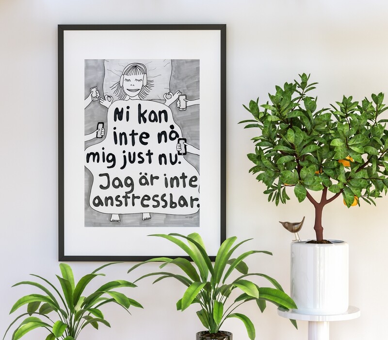 Inte anstressbar | poster
