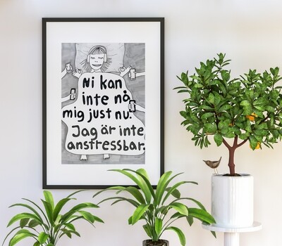 Inte anstressbar | poster
