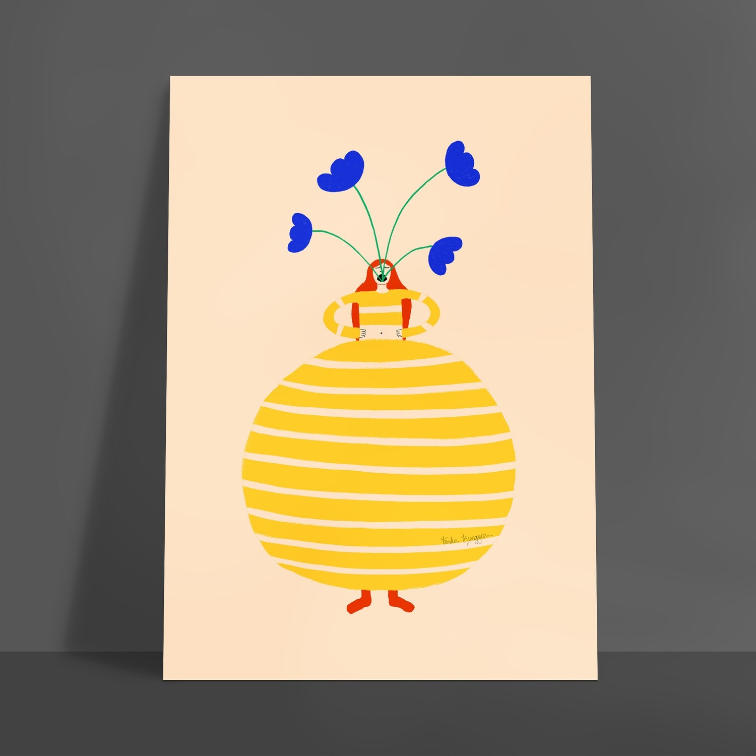 Kapabel, beige | poster | Nedsatt pris